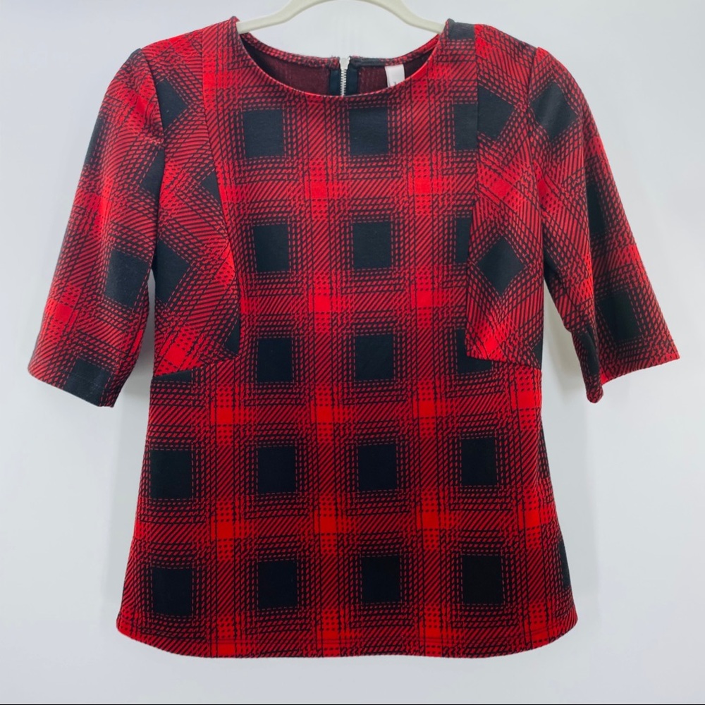 JL Jules & Leopold printed blouse size S/P